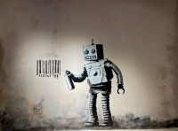 banksy-robot